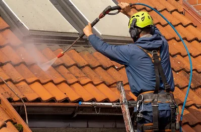 Démoussage et hydrofuge de toiture à Giuncheto